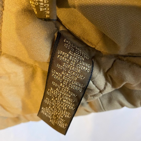 Men’s jacket khaki and leather - Picture 4 of 9